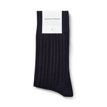 Luxe Ribbed - Navy