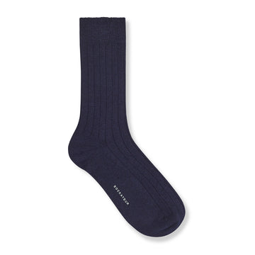 Durable Cashmere Sock Navy