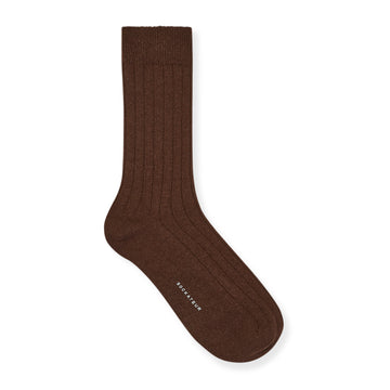Durable Cashmere Sock Brown